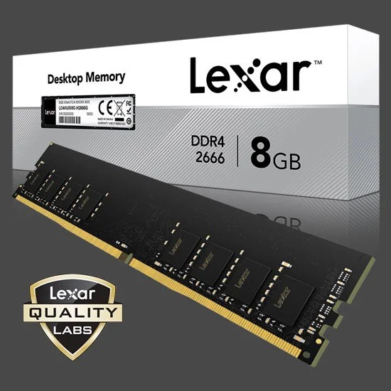 Lexar 8GB RAM DDR4 Desktop 2666Mhz